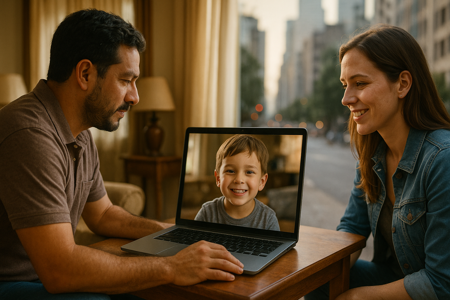 Custodia compartida cuando los padres viven en diferentes países